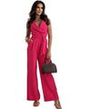 fashion cross-border women's clothing  new arrivalhigh waistwork clothing waist strap jumpsuitpants