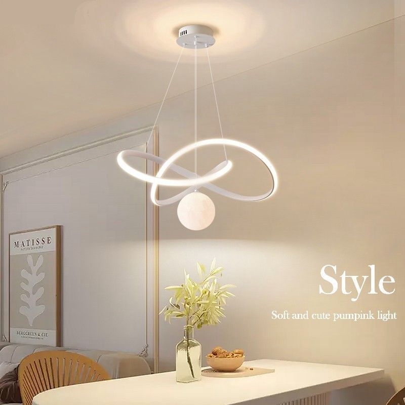 Top living room light hall main light cream wind pumpkin Nordic simple modern 2024 Zhongshan ceiling lamp with intelligence