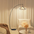 Flower wabi-sabi medieval style floor lamp japanese retro designer living room study art house b&b fishing lamp