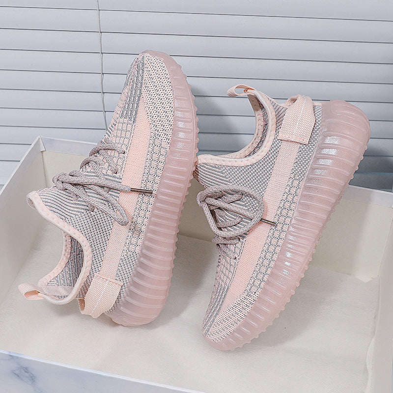 350 flyknit spring/summer new collection: versatile, trendy, casual, athletic, running shoes - soft, flat, sock-style, breathable mesh