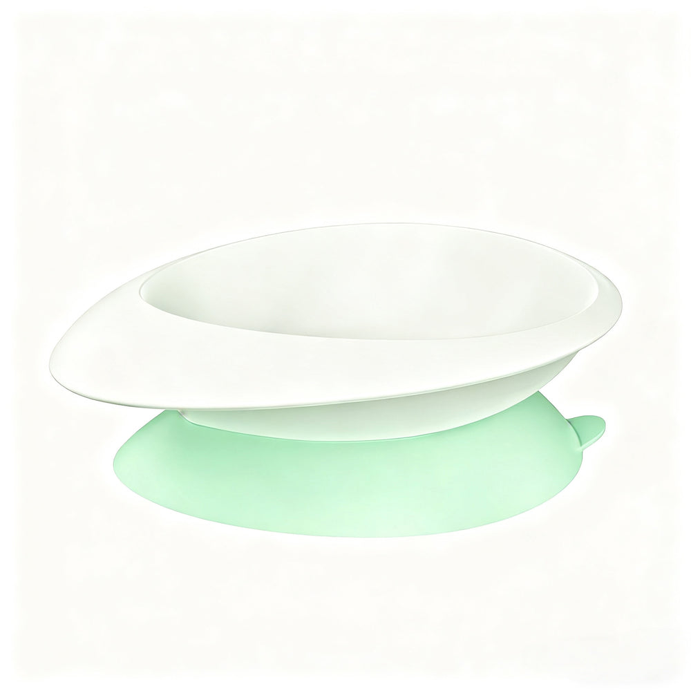 Baby food-grade suction bowl, high-temperature resistant flying saucer bowl, baby anti-fall complementary food bowl, children's tableware set