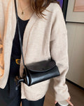 genuine leather women's bag crossbody bag fashioneasiest for match small bag cowhide shoulder bag girls classy sense oil wax leather bag