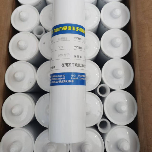 HD596 silicone sealant, high temperature sealing silicone, red gasket glue 300ml red silicone glue wholesale