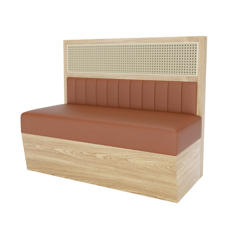 Customized tea house restaurant sofa booth cafe milk tea shop barbecue shop hot pot shop booth table and chair ktv sofa