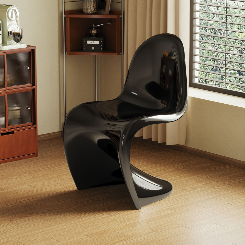 Simple modern for homethickened dining chair scandinavian stackable plastic back chair designer popular makeup chair