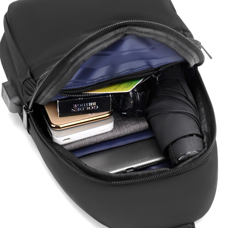 Processing custom breast bag trendy fashion chest bag men's and women's outdoor crossbody small backpack shoulder bag wholesale