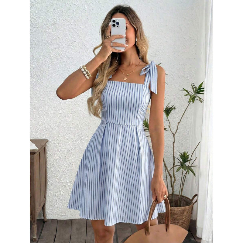 Amazon fashion sling short sling dress women's  summer new arrival vacation casual skirt