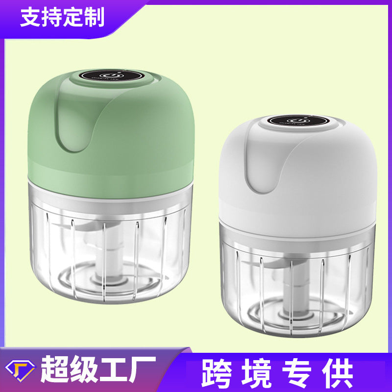 Electric garlic chopper - cordless mini garlic press for home use, baby food prep, and culinary applications - wholesale direct from manufacturer