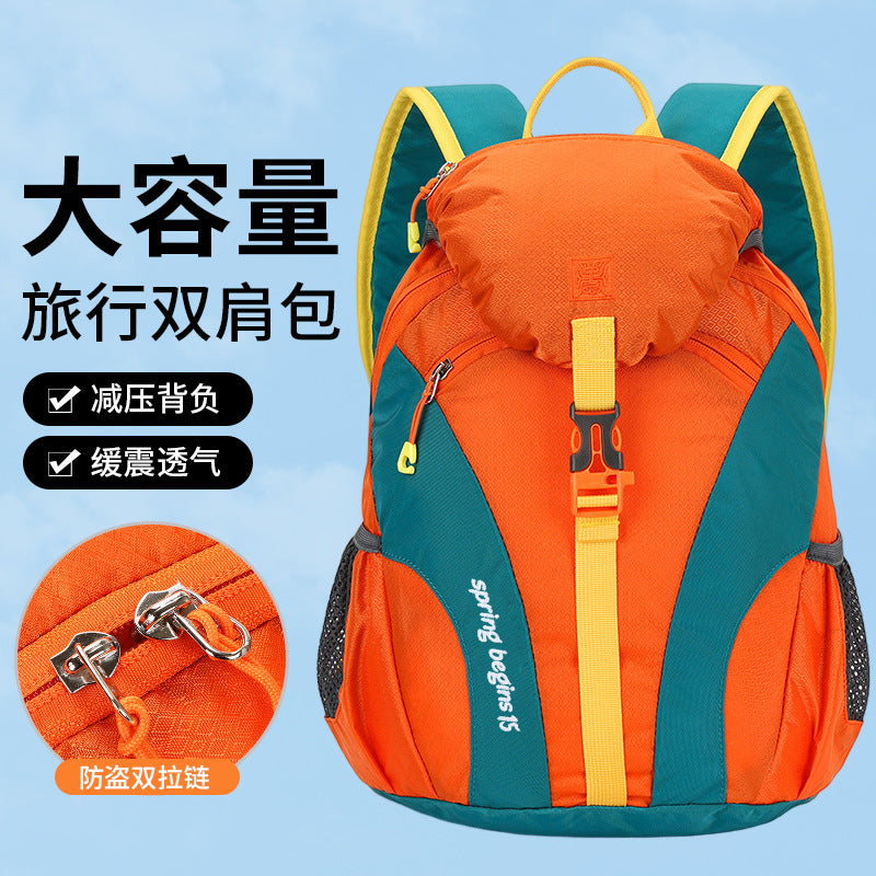 Outdoor leisure sports cycling hiking backpack backpack large capacity nylon waterproof mountaineering bag wholesale