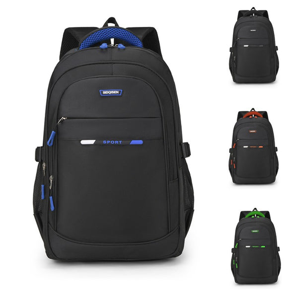 Wholesale 2025 New Trend Simple Men's Backpack Commuter Business Bag Multifunctional Computer Backpack Cross-border