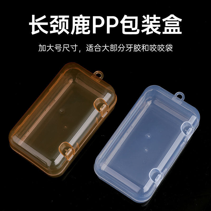 PP storage box Baby toothpaste storage box Water drop box Transparent plastic box Waterproof, moisture-proof and dustproof Portable storage box