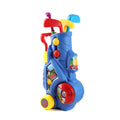Kids' golf set - indoor/outdoor pull rod telescopic box - sports toy - parent-child interactive - realistic portable golf kit