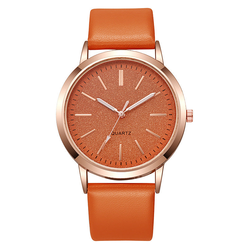 2024 new arrival: women's watch - student style, korean design, alloy & pu leather strap, quartz movement, fashionable ladies' watch, white