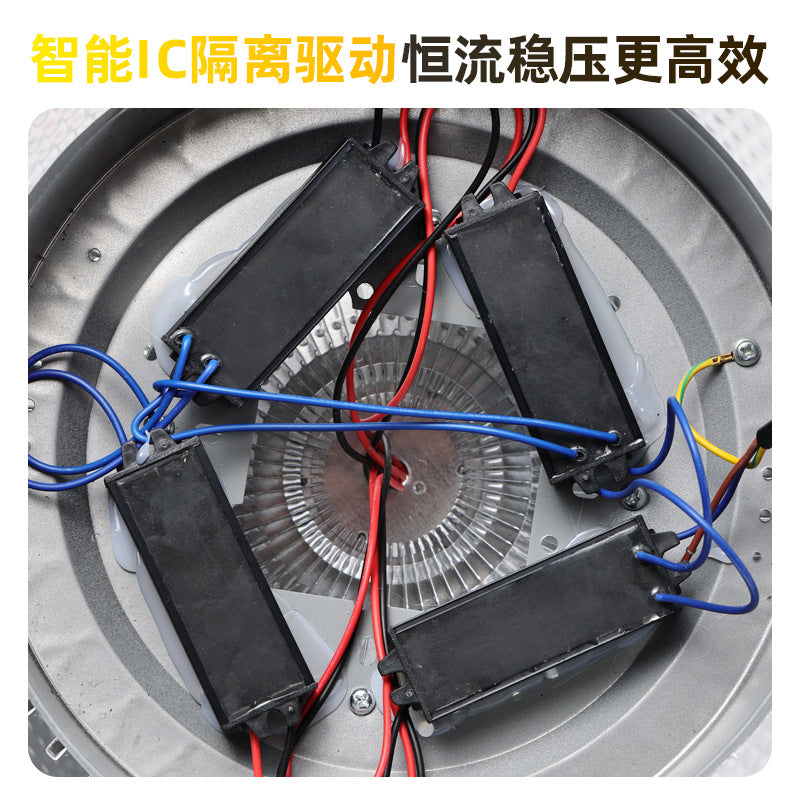 LED high bay light high power ultra bright isolation wide voltage 95-265v factory workshop warehouse lighting chandelier