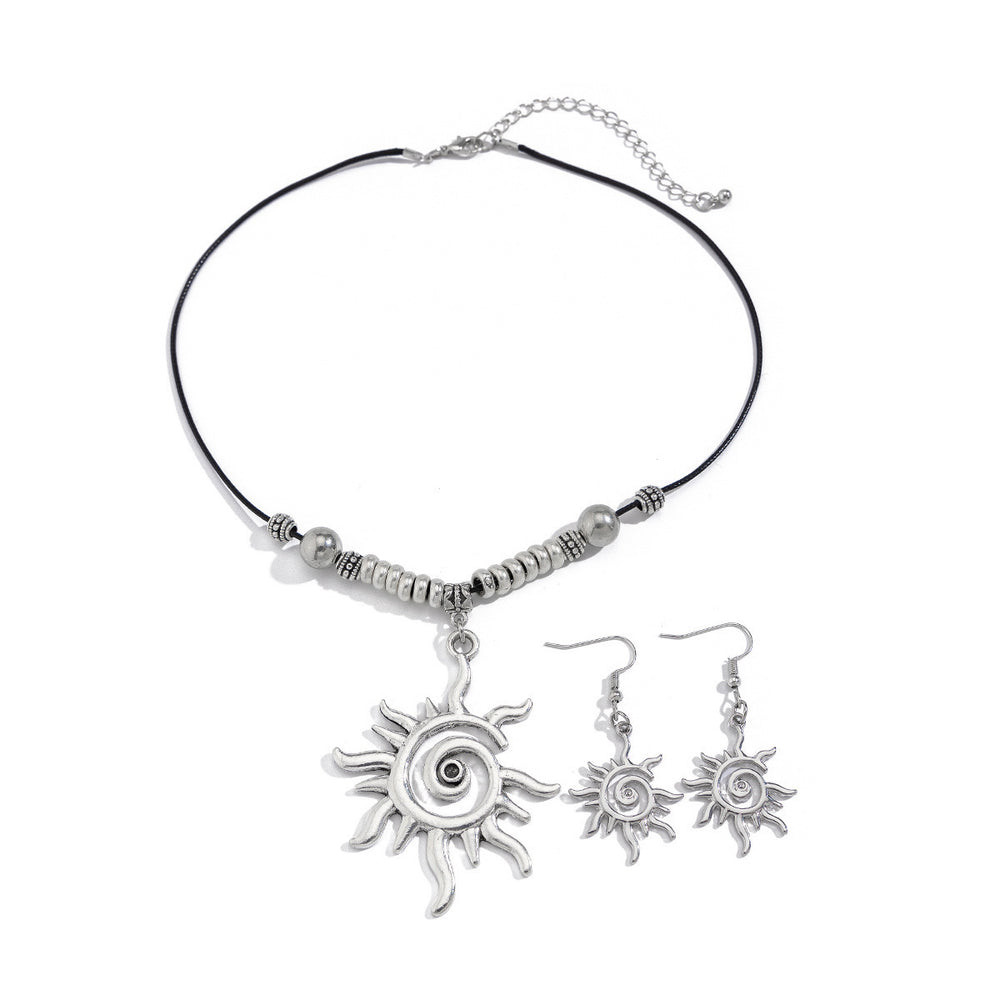 European and american cross-border exaggerated punk starfish necklace stylishfashionclassy sense ins heart clavicle chain jewelry