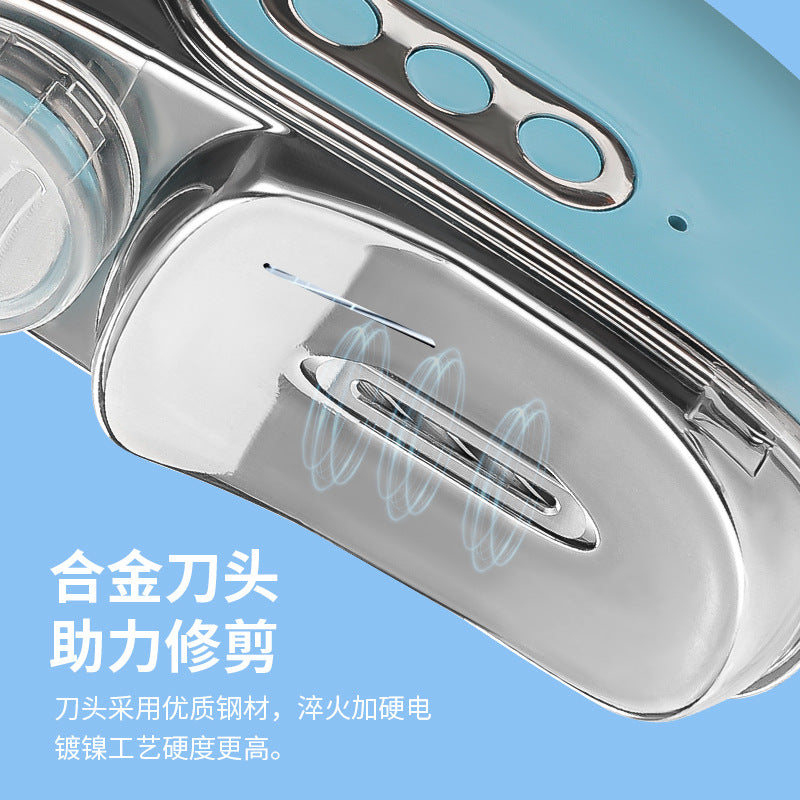 Three-in-one electric nail polisher, baby security nail trimmer, double-head nail trimmer, three-speed display, multi-function