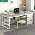 Computer desk desktop office desk bookshelf modern minimalist table home bedroom student writing study desk