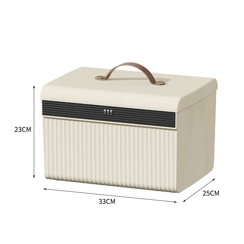 Password Storage Box Valuables Storage Box Privacy Documents Documents Documents Organizing Box Locked Medicine Box Jewelry Safe Deposit Box