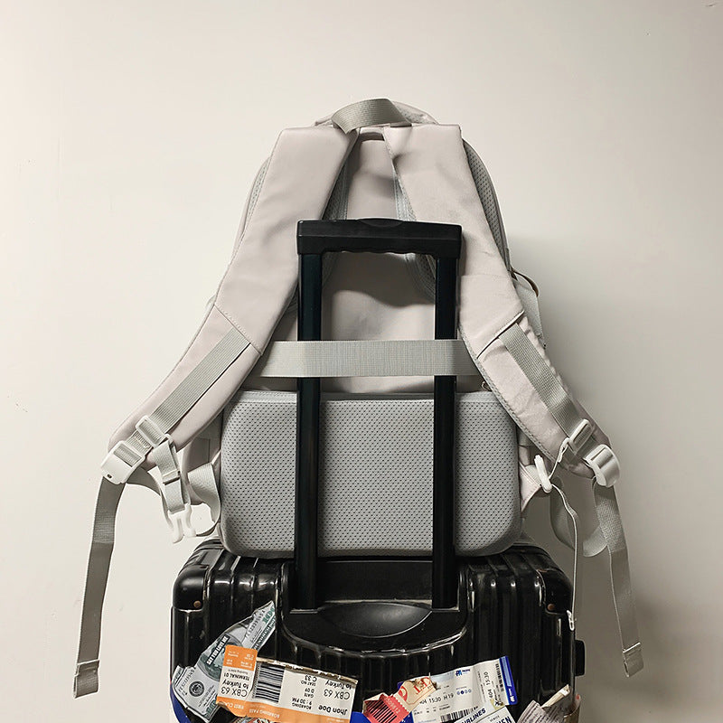 School bag junior high school girl student backpack high school college student travel backpack large capacity nylon backpack male wholesale