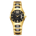 Mcykcy manufacturer's supply list: roman numeral diamond calendar solid tungsten steel two-tone deep waterproof men's watch - silver