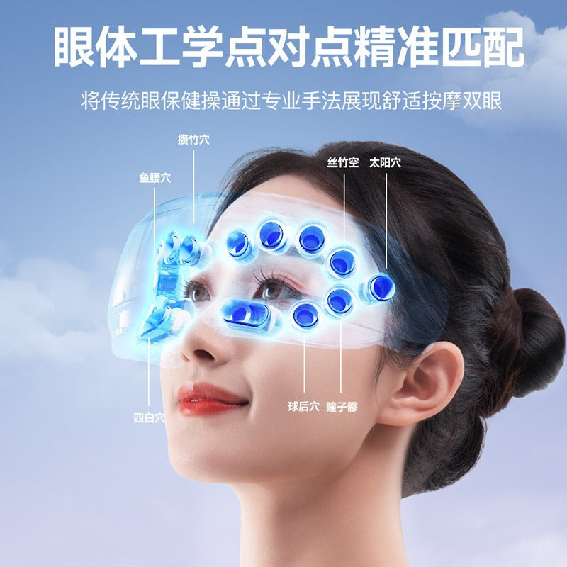 household eye fatigue massager eye protection device atomized steam eye mask rechargeable eye moisturizer eye massager