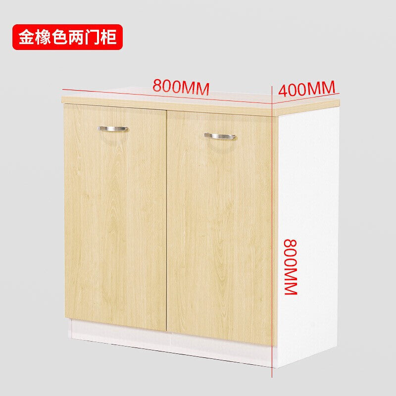 Low cabinet storage unit, minimalist modern office furniture, wooden low cabinet, office cabinet, file cabinet set