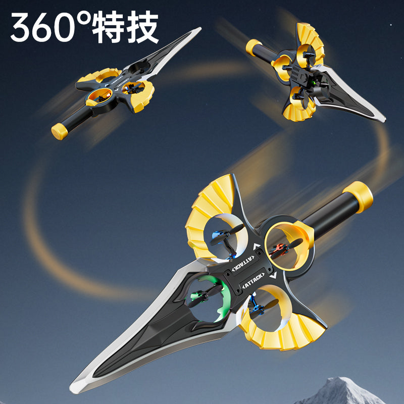Somatosensory sword flying remote control flying sword hand control sword toy kids flying sword drone new sensor male