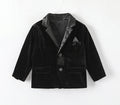 Boys' formal wear: new autumn  collection - british gentleman style children's suit, long sleeve v-neck turn-down collar jacket