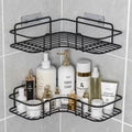 No-drill bathroom vanity organizer, corner shelf, toilet wall-mounted kitchen storage rack, bathroom storage shelf
