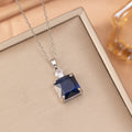【titanium steel】cross-border hot seller: minimalist square necklace for women - niche, lightweight luxury, versatile, elegant clavicle chain jewelry