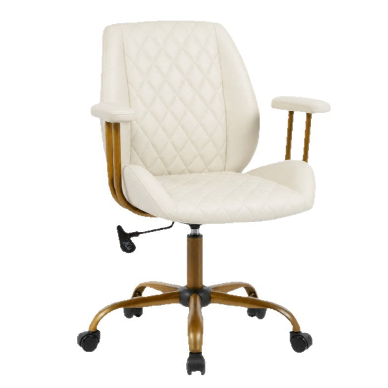 Retro boss chair, adjustable computer chair, high-quality desk chair, comfortable for long hours, suitable for commercial office use and client meetings