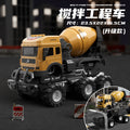 Kids' off-road transport trailer dump truck construction vehicle simulation inertia alloy container truck toy dump truck