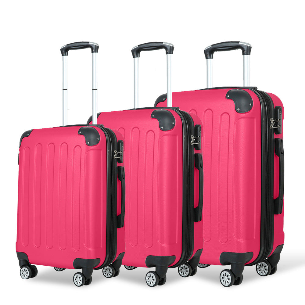 Cross-border trolley case Universal wheel Women's suitcase Men's and women's boarding travel suitcase Password box 24 inches Strong and durable