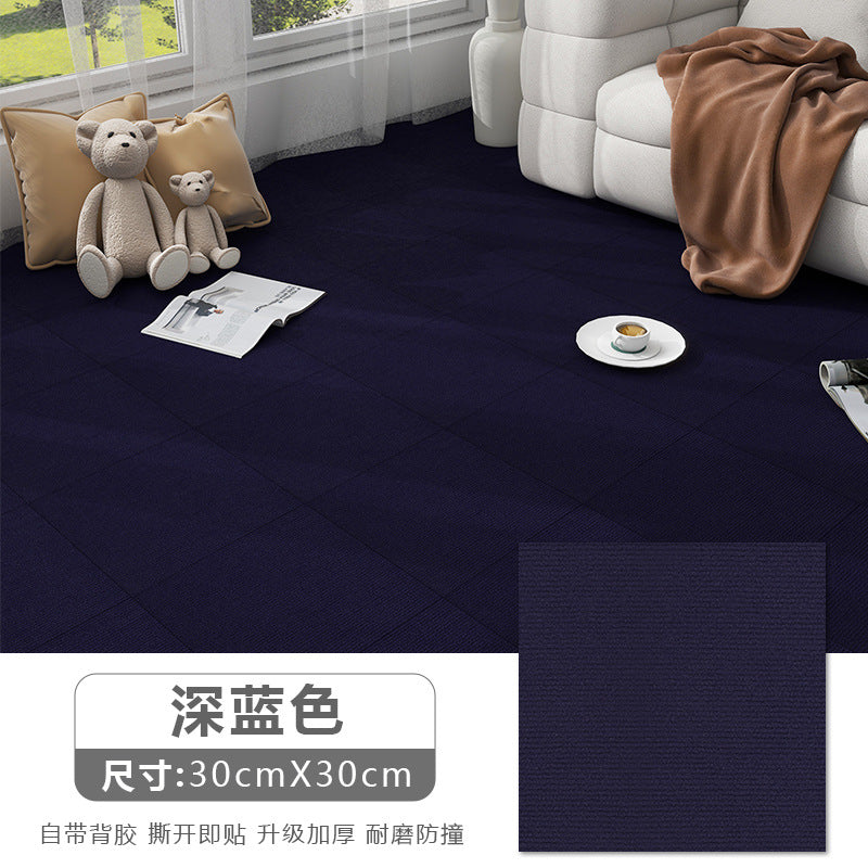 Splicing carpet self-adhesive living room bedroom crawling mat bedside full square non-slip floor mat room office study
