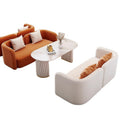 Cream style photo studio booth sofa selection table wedding dress shop order table beauty salon rest area negotiation table and chair combination