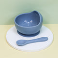 Blue + silicone spoon