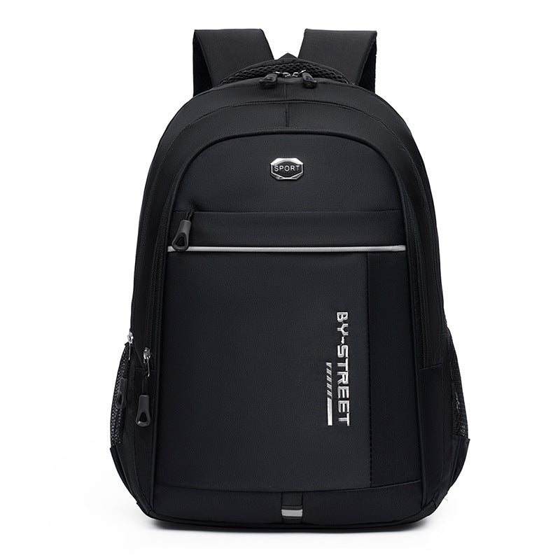 Reflective strip backpack bag men's and women's waterproof Oxford cloth 15.6 inch computer bag middle school student backpack travel bag wholesale