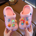 Kids slippers boys and girls summer baby clogs eva soft bottom indoor beach shoes children's sandals river tracing