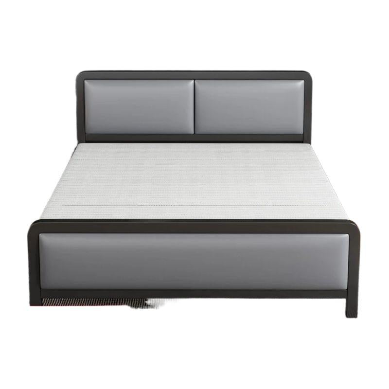 For homefoldable bed iron frame single lunch break rental house portable double bed iron frame simple hard bed economical