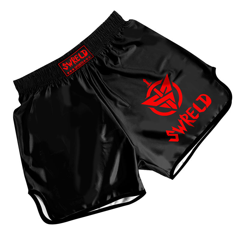 MMA Boxing Training Anti-Wear Fighting Pants UFC Mixed Fighting Muay Thai Shorts Running Fitness Cycling Fighting