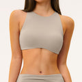brushed yoga sports push-up bra backless high-elastic bubble wrap with chest pad and beautiful back fitness top 5529