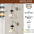French medieval style wall lamp retro south sea style bedroom bedside wall lamp modern cream living room ceramic starlight wall lamp