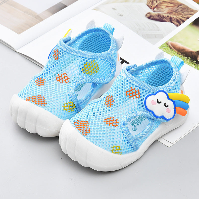 Baby sandals & first walker shoes - new summer collection for 0-1-2 year olds. mesh, soft sole, breathable shoes for baby boys & girls
