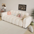 Marshmallow sofa living room new arrival small apartment casual fabric sofa double three person rental house b&b straight row sofa