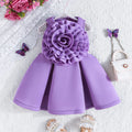 hot-selling girls' summer sleeveless princess dress with oversized floral ruffle detail (european & american style)