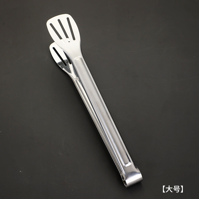 304 stainless steel multi-purpose heavy-duty tongs - kitchen, buffet, home use - perfect for steak, bread, stir-fries, grilled meat, and food serving