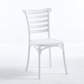 Factory direct american country style retro cafe dining chair, stackable backrest leisure chair for home use, cross-border wholesale