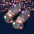 2024 kids' summer light-up slippers: trendy cartoon animal design for indoor/outdoor wear - perfect for toddlers and young children