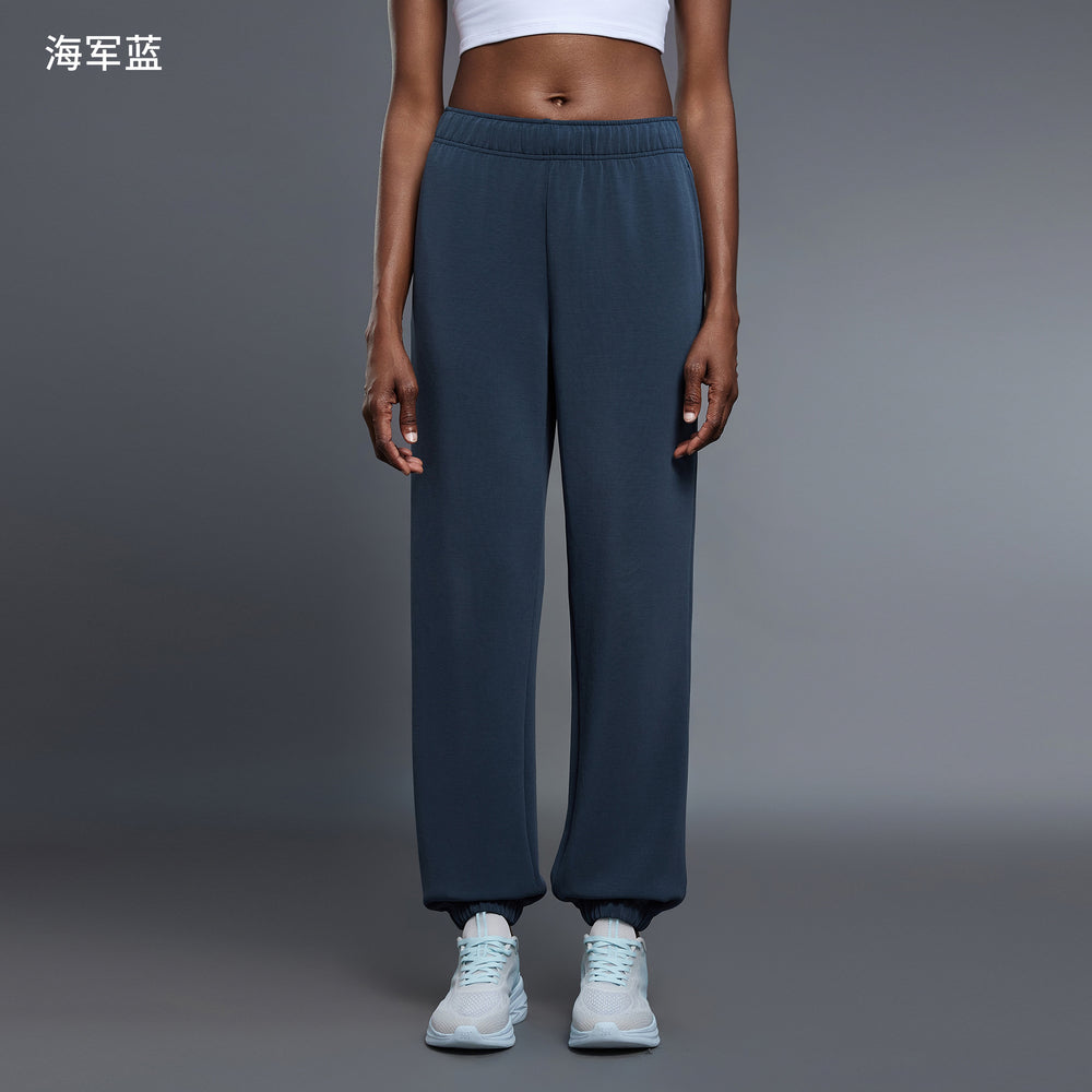 Women's casual sports pants - moisture-wicking, breathable, fitness running trousers - versatile, commute-friendly, loose fit, slimming, jogger style - d25094