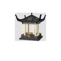 Solar powered post cap lights - outdoor waterproof garden lights for pillars, gates, and fences - villa column lights